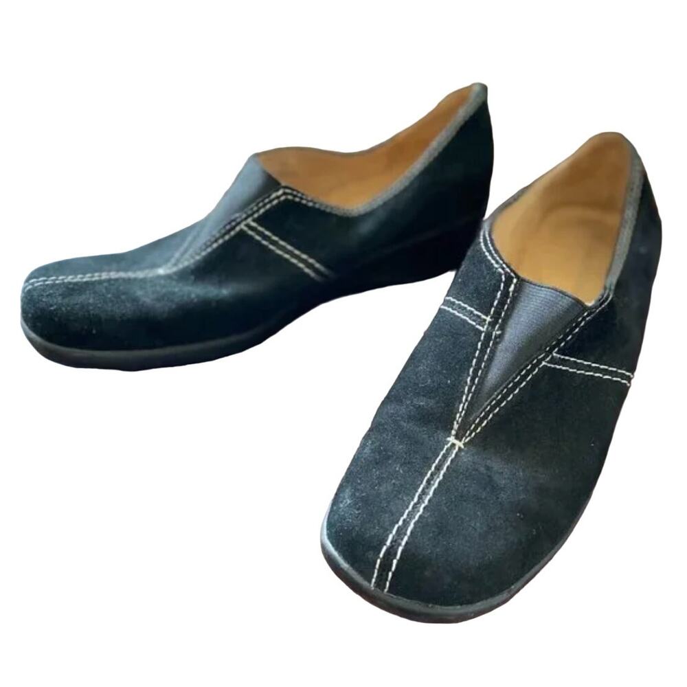Women's Naturalizer Armona Closed Toe Comfort Shoes Walking Black 7M